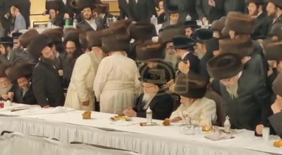 ערשטע בילדער משמחת החתונה בבית טאהש- תולדות אהרן 