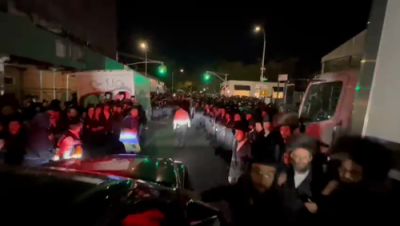 ערשטע בילדער פונעם היסטארישן שבת מיט הגאון רבי שאול אלתר שליט"א אין בארא פארק