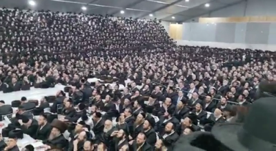 ערשטע בילדער פונעם היסטארישן שבת מיט הגאון רבי שאול אלתר שליט"א אין בארא פארק