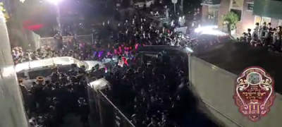 ערשטע בילדער פונעם היסטארישן שבת מיט הגאון רבי שאול אלתר שליט"א אין בארא פארק