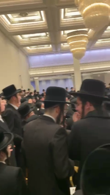 מעמד קבלת פנים פאר הגאון רבי שאול אלתר שליט"א נעכטן נאכט אין בארא פארק 