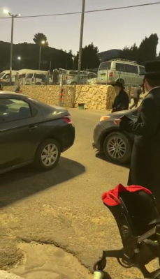 כ"ק אדמו"ר מתו"א שליט"א באתרא קדישא מירון 