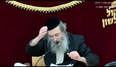 א מינוט מיט ר' מיילך שליט"א יום א' פרשת שלח חו"ל - כב' סיון תשפ"ג