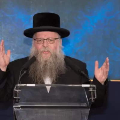גראמען פון הרה"ח ר' ישראל שטערן שליט"א בשמחת השבע ברכות בבית בעלזא 
