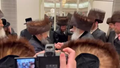 שמחת החתונה פון נכד כ"ק אדמו"ר מהארדענקא שליט"א 