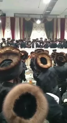 ערשטע בילדער משמחת החתונה בבית טאהש- תולדות אהרן 