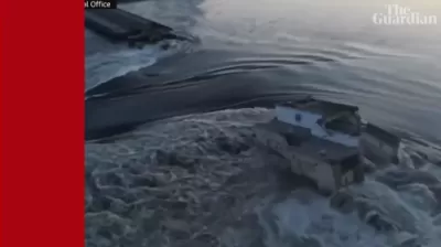 א בליק פון דערהייעך אויף די דאמבע איינפאל אין אוקריינע און אירע נאכווייען - פרעזידענט זאלענסקי באזוכט אין כערסאן 