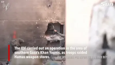 צה"ל  קאנפעסקירט פולע וואפן פון כאמאס אין כאן יוניס 