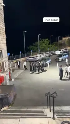 הונדערטער אידן כאפן אריין ארום די זייגער צו מתפלל זיין אין מירון איידער עס ווערט פארמאכט 