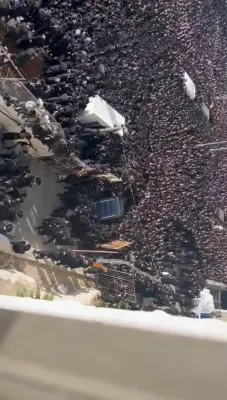 ערשטע בילדער: מסע הלוי' פון הרבנית אשת הפני מנחם מגור ע"ה 