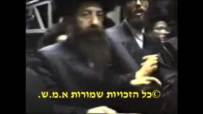 היסטארישע ווידעא פון א טיש סוכות תשמ"ט ביי כ"ק אדמו"ר מבעלזא שליט"א