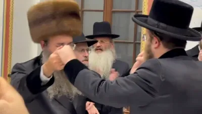 יומא דהילולא קדישא פון הרה"ק מרוזין זי"ע ביי כ"ק האחים האדמורי"ם מסאדיגורא ירושלים און לאנדאן שליט"א 