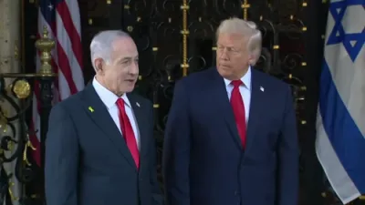 נתניהו זאגט אז ער האט קיינמאל נישט געהאט אזא חבר ווי טראמפ 