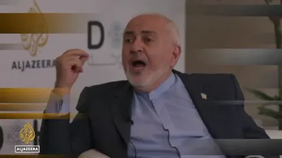 דער געוועזענער איראנישער פרעמיער מיניסטער דזשאוואד זאריף זאגט אז מדינת ישראל האט נישט געקענט אויסמעקן פאלעסטינע.