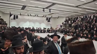 כ"ק אדמו"ר מקארלין סטאלין שליט"א אויף שבת אין דעטרויט, מישיגען 