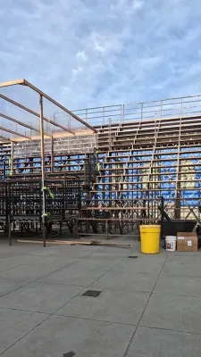הכנות צום גרויסע הדלקה לג בעומר אין סקווירא