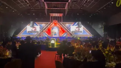 כ"ק אדמו"ר מוויזניץ שליט"א לרפואה שלמה רעדט פון דערווייטענס ביי א דינער לטובת הקהילה