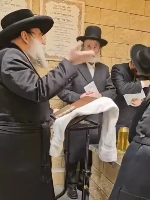 כ"ק אדמו"ר מתולדות צבי ספינקא שליט"א ביים ציון הקדוש אין ליזענסק