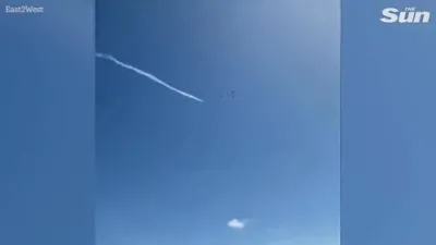 רוסלאנד האט בטעות זיך אליין באמבאדירט, ווען זייער ערעפלאן פארלירט ברענשטאף 