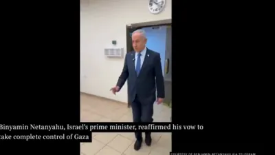 נתניהו דערקלערט אז ישראל וועט איבערנעמען פולע קאנטראל פון עזה צוליב הילף קריזיס.