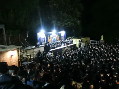 מסע חיזוק דורך הגה"צ אב"ד סאטמאר וויליאמסבורג שליט"א אין קהילת סאטמאר לאנדאן