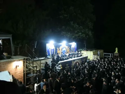 מסע חיזוק דורך הגה"צ אב"ד סאטמאר וויליאמסבורג שליט"א אין קהילת סאטמאר לאנדאן