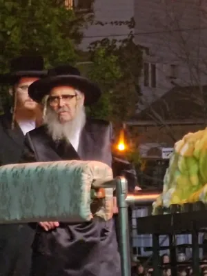 נאך א ווידעא פונעם גרויסארטיגן הדלקה ביי כ"ק אדמו"ר מסאטמאר שליט"א אין קרית יואל