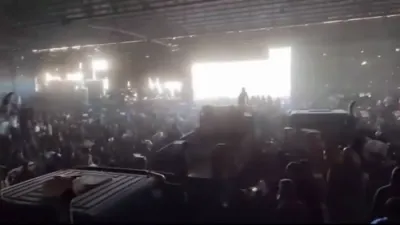 געפערליכע כעאס אין עזה הולפס צענטער נאך וואס פרישע הולף איז אנגעקומען 