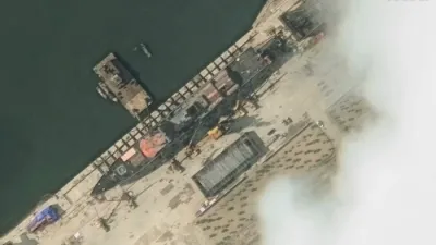 סצענע ווייזט די חרוב'קייט פון די ים אין צפון קארעא 