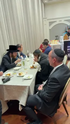 רבנים און אישי ציבור באטייליגן זיך ביי די בר מצווה פון א זוהן פונעם פייער קאמישינער ר' יעקב פליגמאן הי"ו