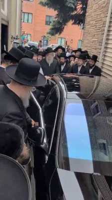 נאך פון די באזוך פון כ"ק אדמו"ר מגור שליט"א אין אמעריקא 