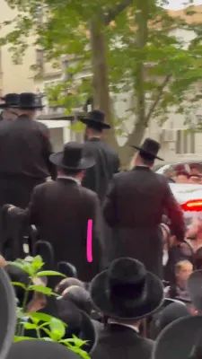 כ"ק אדמו"ר מגור שליט"א באזוכט ביי הנגיד ר' מוטל טענענבוים ני"ו