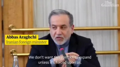 איראן ווייזט אן אומוויליגקייט צו עסקאלירן ווען דער קאנפליקט מיט ישראל גייט אריין אין דריטן טאג.