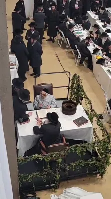 נאך ווידיאוס פון די מעמד לימוד התורה און מנחה ביים סיום הש"ס פון תורתך שעשועי 