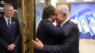 נתניהו זאגט אז מילעי דער פרעזידענט פון ארגענטינא איז א גוטע פריינד 