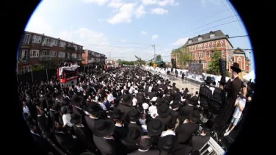 חנוכת הבית פאר תלמוד תורה אמרי אמת בראשות כ"ק אדמו"ר מגור שליט"א 