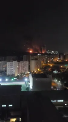 נאך פון די אטאקעס פון מדינת ישראל אויף איראנ'ס אויל ריפיינערי 