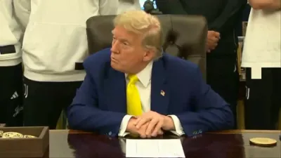 טראמפ מיט א פרישע ווארענונג צו איראן: אונז וועלן ענק נישט לאזן פארמאגן קיין נוקלעאר! 