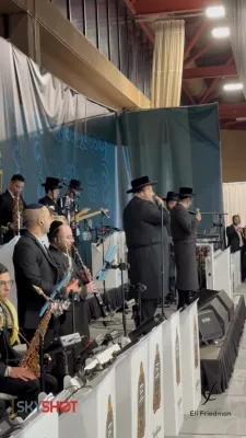 פולע ווידיאוס פון די נעכטיגע מעמד סיום הש"ס בחצר הקודש סאטמאר 