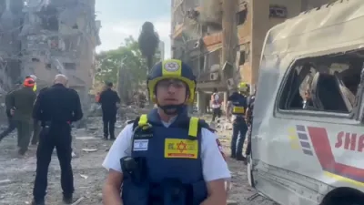 מד"א געבט א אפדעיט איבער פארוואונדעטע נאך א מיסל אטאקע צופרי פון איראן