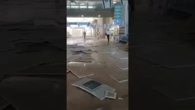 166 מענטשן אין מדנ"י זענען פארוואונדעט פון די איראנע אטאקעס. סצענע פון די נייע אטאקע העכער תל אביב מיט דריי פאלן