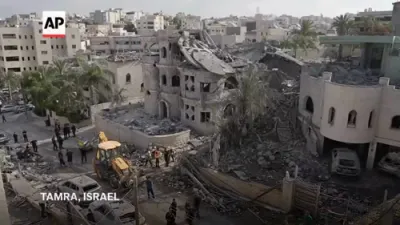 די נאכווייען פון די מדינת ישראל'ס סטרייקס אויף די שטאט טאמארא אין איראן 