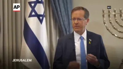 מדינת ישראל'ס פרעזידענט הערצאג: נישטא 'קיין אנדערע ברירה' נאר א מיליטערישע אקציע קעגן איראן איבער די נוקלעארע סכנה.