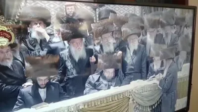 ערשטע ווידיאו פון שמחת החתונה פון א אייניקל פון כ"ק אדמו"ר מבעלזא שליט"א 