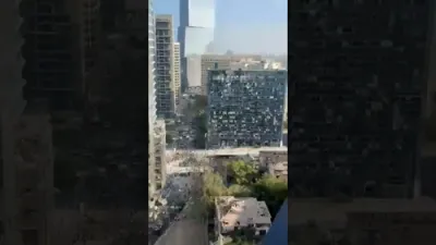 צענדליגע זענען פארוואונדעט געווארן היינט צופרי אין מדנ"י פון פרישע איראן אטאקעס 