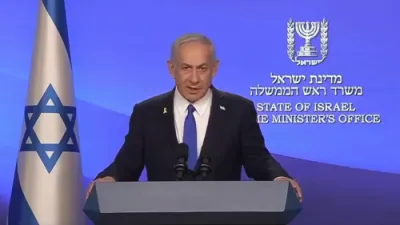 נתניהו זאגט אז די מלחמה קעגן חאמאס וועט ווייטער אנהאלטן ביז די משכונות קומען אהיים