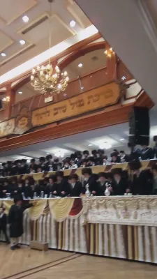 שמחת החתונה בחצר הקודש פאפא
