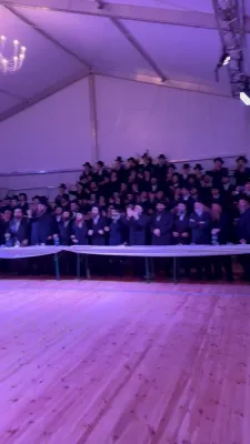 כ"ק אדמו"ר מטאהש שליט"א באזוכט אין שטאט טאהש לרגל יומדה"ק פונעם שרף פון טאהש זי"ע