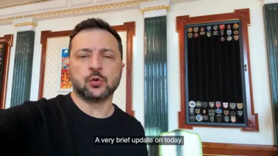 זאלענסקי און טראמפ גייען זיך טרעפן נאך די אטאקע פון רוסלאנד אויף אוקריינא 