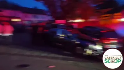 פאליציי אין מאנטיסעלאו האבן געכאפט א פארשוין וואס האט אריינגעקראכט אין פארקירטע קארס און אנטלאפן פון שטח
